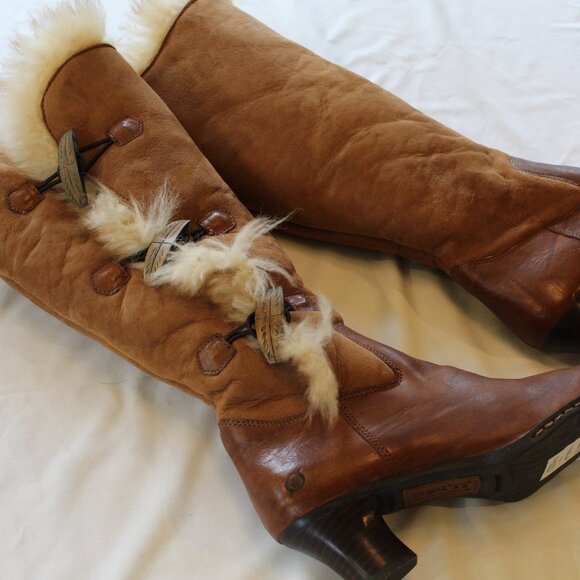 Born Leather and Suede Boots Size 11  NWT Never Worn - Picture 7 of 14